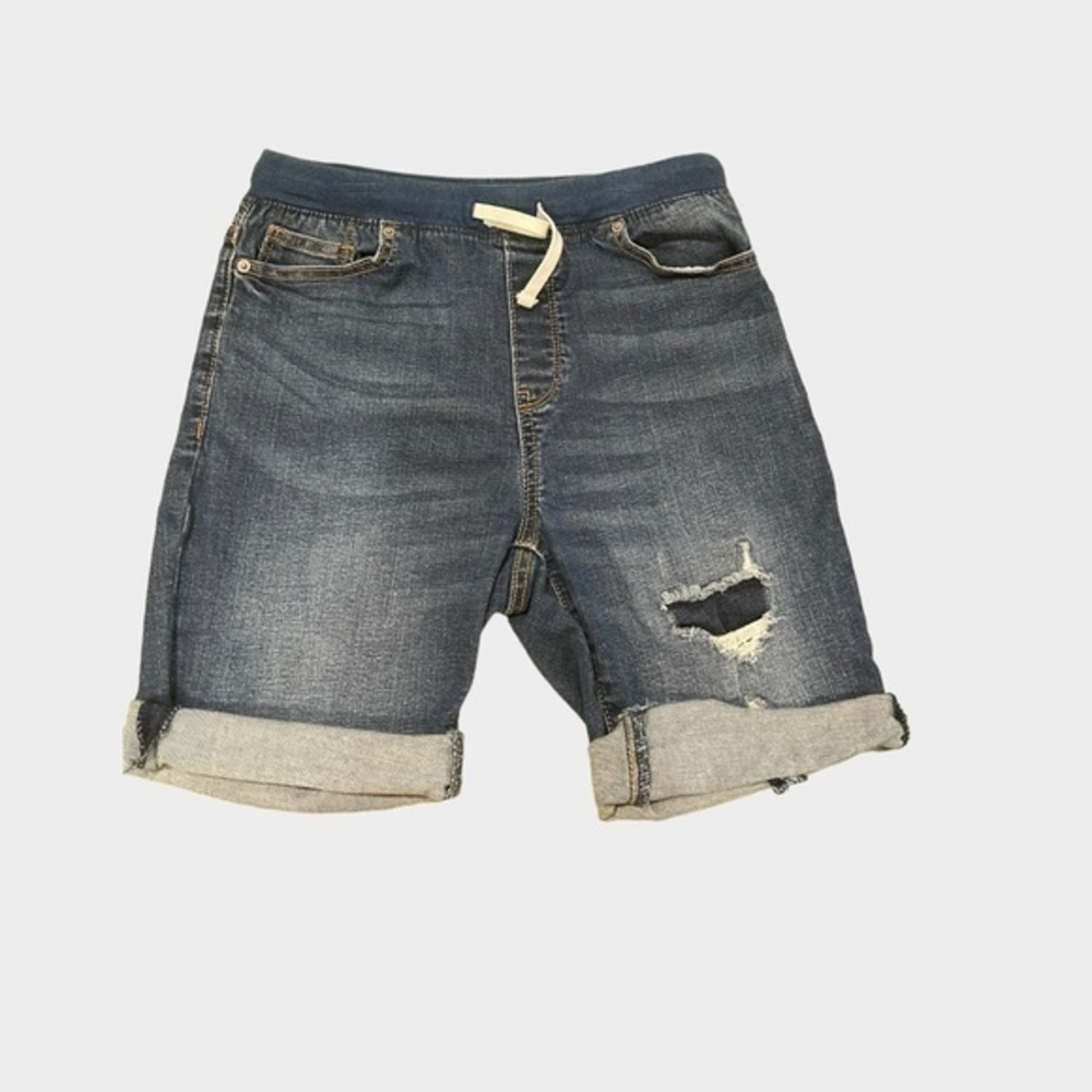 Old Navy Boys Pull on distressed jean shorts XL (14-16) Plus